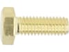 Posch® Sechskantschraube M 6 x 16, DIN 933, Messing, für Wippsäge mit Förderband, Tisch-Wipp-Kreissäge, Wipp-Kreissäge, N190 0059
