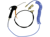 Blaspistole "Standard" mit Spiralschlauch, Stecker, Muffe mit Verschraubung, T-Stück, PA-Rohr