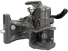 HANS SAUERMANN Zugmaul "HS1600-1KUD-312F-38", automatisch mit Adapterplatte, 312/22/30 mm, Ø Bolzen 38 mm, Fendt grau, für Anhängebock Traktor, FG416500070301