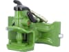 HANS SAUERMANN Zugmaul "HS1700-1KUD-38" automatisch mit Adapterplatte, 330/25/32 mm, Ø Bolzen 38 mm, grün, JAL222034