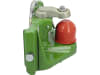 HANS SAUERMANN Kugeleinsatz "HS7569-390-K", Kugel K80® mit Adapterplatte, 390/25/32 mm,  für Traktor mit Anhängebock