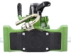 HANS SAUERMANN Zugmaul "HS1700-1KUD-38" automatisch mit Adapterplatte, 330/25/32 mm, Ø Bolzen 38 mm, grün, JAL222034