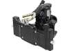 HANS SAUERMANN Zugmaul "HS1700-1KUD-38", automatisch mit Adapterplatte, 330/25/32 mm, Ø Bolzen 38 mm, schwarz, für Anhängebock Traktor, D0.017.8569.3