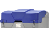Cemo Klappdeckel blau, mit Gasdruckfeder und Montagezubehör, für Tankanlage Cube AdBlue® 1.500, 2.500 l, 10437