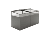 KGT Aluminium-Hochbeet 0,91 x 2,05 x 0,77 m Typ 210 anthrazit-grau , Füllmenge 1.400 l