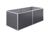 KGT Aluminium-Hochbeet 0,91 x 2,05 x 0,77 m Typ 210 pressblank  Füllmenge:1.400 l