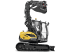 MECALAC Raupenbagger "8MCR" Hubkraft 5.400 daN, Leistung 55,4 kW (75 PS) bei 2.300 min⁻¹, 0 – 10 km/h