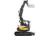 MECALAC Raupenbagger "8MCR" Hubkraft 5.400 daN, Leistung 55,4 kW (75 PS) bei 2.300 min⁻¹, 0 – 10 km/h