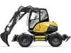 MECALAC Mobilbagger "9MWR" Hubkraft 3.000 kg, Leistung 55,4 kW (75 PS) bei 2.300 min⁻¹, 0 – 20 km/h
