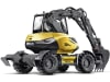 MECALAC Mobilbagger "9MWR" Hubkraft 3.000 kg, Leistung 55,4 kW (75 PS) bei 2.300 min⁻¹, 0 – 20 km/h