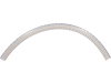 Holder Saugschlauch 30 mm; 40 mm x 4 mm, PVC (Polyvinylchlorid), klar, bräunlich, mit Spirale, 025555