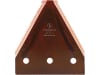 radura® Messerklinge "Standard" 80 x 76 x 2 mm, unten, gezahnt, fein (14 tpi), für Mähdrescher