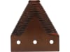 radura® Messerklinge "Standard" 80 x 76 x 2 mm, unten, gezahnt, fein (14 tpi), für Mähdrescher
