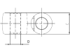 Gabelkopf für hydraulische Oberlenker