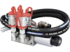 Zusatzsteuerventil 12 V DC 6/2 Wegeventil -TB-, Grundventilausführung, inkl. Elektroeinheit mit Wipptaster