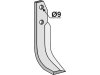 Industriehof® Fräsmesser links/rechts 180 x 30 x 6 mm, Bohrung 9 mm für Nibbi Bruno E