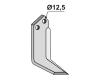 Industriehof® Fräsmesser links/rechts 180 x 70 x 6 mm, Bohrung 12,5 mm für Breviglieri B1-B1S-B-BS-10303