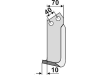 Industriehof® Fräsmesser links/rechts 180 x 70 x 6 mm, Bohrung 12,5 mm für Breviglieri B1-B1S-B-BS-10303