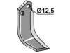 Industriehof® Fräsmesser links/rechts 160 x 60 x 6 mm, Bohrung 12,5 mm für Del Morino