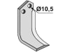 Industriehof® Fräsmesser links/rechts 120 x 50 x 5 mm, Bohrung 10,5 mm für Comeb