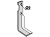 Industriehof® Fräsmesser links/rechts 174 x 52 x 5 mm, Bohrung 9 mm für Barbieri