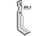 Industriehof® Fräsmesser links/rechts 183 x 30 x 6 mm, Bohrung 8,5 mm für Carraro Antonio