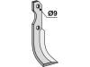 Industriehof® Fräsmesser links/rechts 183 x 60 x 5 mm, Bohrung 9 mm für Barbieri, Benassi RL50/12BL55BL60S.520