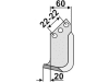 Industriehof® Fräsmesser links/rechts 140 x 60 x 6 mm, Bohrung 9 mm für Holder