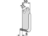 Industriehof® Fräsmesser links/rechts 133 x 50 x 6 mm, Bohrung 10,5 mm für Breviglieri, M.E.A.A.T., Mearelli