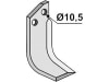 Industriehof® Fräsmesser links/rechts 140 x 50 x 6 mm, Bohrung 10,5 mm für Pegoraro FA 6729/0