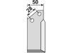 Industriehof® Fräsmesser links/rechts 155 x 82 x 6 mm, Bohrung 10,5 mm für Bertolini S.315 - 13014/5