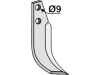 Industriehof® Fräsmesser links/rechts 175 x 40 x 4 mm, Bohrung 9 mm für Tielbürger Tielbürger