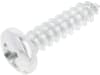 Fendt Blechschraube DIN 7981 4,2 x 16 mm, Stahl, verzinkt gelb, A3L, Linsensenkkopf, mit Spitze, X493808705000