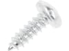Fendt Blechschraube DIN 7981 4,2 x 13 mm, Stahl, verzinkt gelb, A3L, Linsensenkkopf, mit Spitze, X493808675000