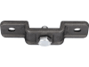 Rungenhalter, L x B 40 x 10 mm, Abstand Bohrungen 90 mm, für Flacheisen 40 x 10 mm