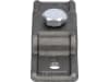 Rungenhalter, L x B 35 x 10 mm, Abstand Bohrungen 80 mm, für Flacheisen 35 x 10 mm