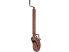 Stützrad 600 kg, 825 – 1.100 mm, leichte Ausführung, 