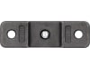 Rungenhalter, L x B 40 x 10 mm, Abstand Bohrungen 90 mm, für Flacheisen 40 x 10 mm