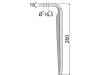 Industriehof® Kreiseleggenzinken links/rechts 100 x 260 x 18 mm, Bohrung 16,5 mm für Howard