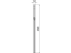 Industriehof® Kreiseleggenzinken links/rechts 60 x 350 x 12 mm, Bohrung 13 mm für Breviglieri, Schmotzer