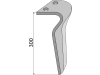 Industriehof® Kreiseleggenzinken links/rechts 100 x 300 x 15 mm, Bohrung 17 mm für Breviglieri, Schmotzer