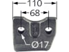 Industriehof® Kreiseleggenzinken links/rechts 110 x 320 x 16 mm, Bohrung 17 mm für Kuhn