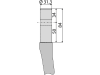Industriehof® Kreiseleggenzinken links/rechts, 312 mm, Bohrung 12,3 mm für Feraboli, Frost, RH-12