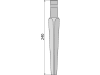 Industriehof® Kreiseleggenzinken links/rechts, 240 mm, Bohrung 10,5 mm für Pegoraro, RH-25