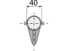 Industriehof® Kreiseleggenzinken links/rechts, 288 mm, für Krone, RH62A