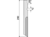 Industriehof® Kreiseleggenzinken links/rechts, 260 mm, für Krone, RH-82