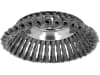 Wildkrautbürste 36 Stahldrahtzöpfe, kegelförmig, Ø 180 mm, Bohrung 25,4 mm, für die Wildkrautentfernung mit einer Motorsense