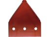 radura® Messerklinge "Standard" 84 x 76 x 2,7 mm, oben, gezahnt, fein (14 tpi), für John Deere Mähdrescher