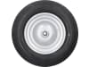 mefro Komplettrad 3.50-;8 Rille 2 PR, Achse 15 x 90 mm, Rillen-Kugellager, 10109520