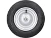 mefro Komplettrad 3.50-;8 Rille 2 PR, Achse 15 x 90 mm, Rillen-Kugellager, 10109520